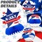 4th of July Table Centerpiece,10Pcs Patriotic Table Decorations Centerpiece Memorial Day Honeycomb Centerpieces for Tables Blue Red Double Sided Centerpieces for Independence Day Party Decor